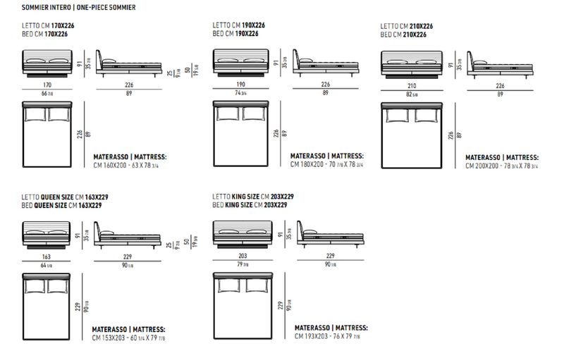 Minotti Кровать Roger Bed от Minotti