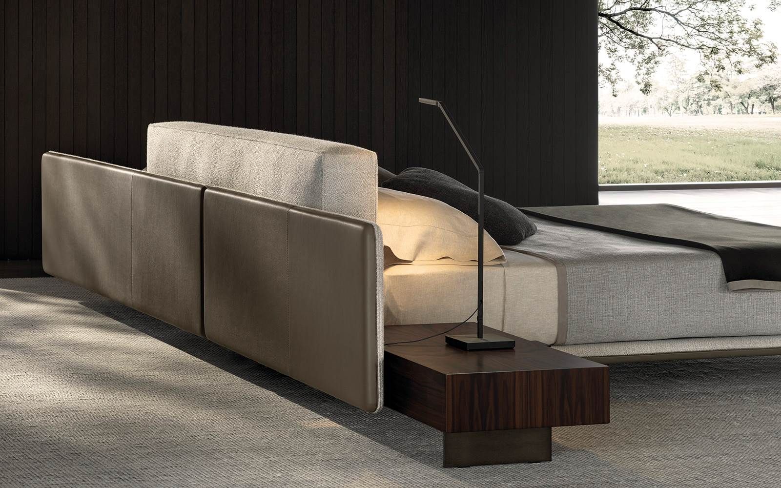 Minotti Кровать Horizonte Bed от Minotti — в интерьере