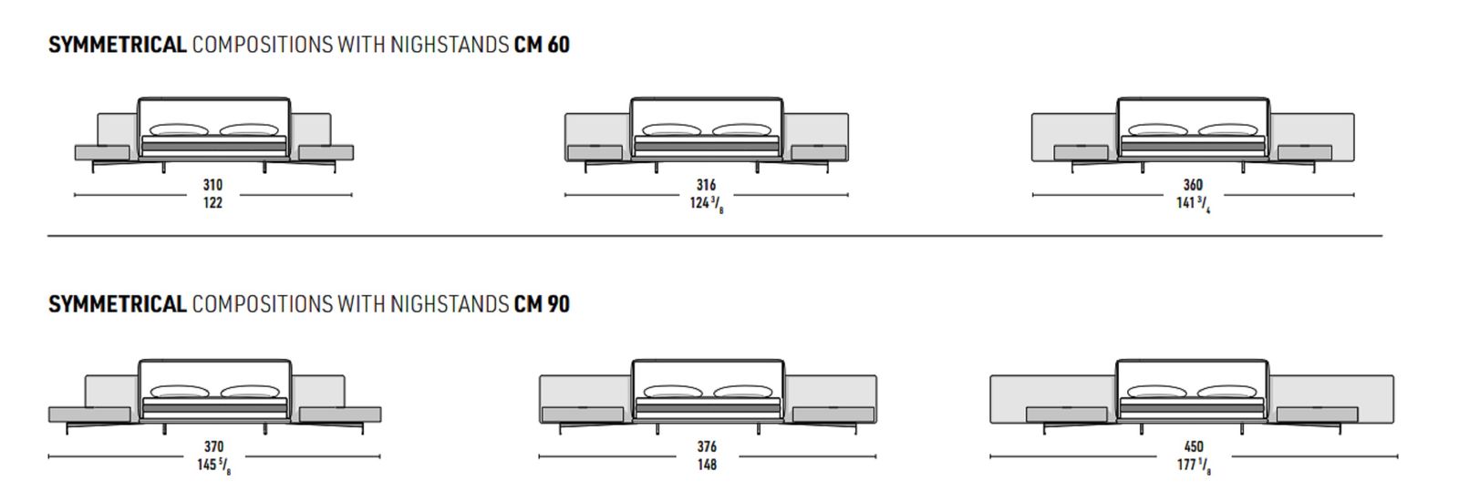 Minotti Кровать Horizonte Bed от Minotti
