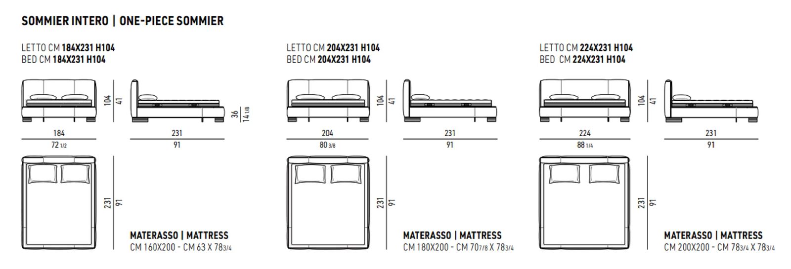 Minotti Кровать Yves Bed от Minotti