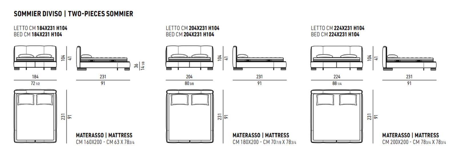 Minotti Кровать Yves Bed от Minotti