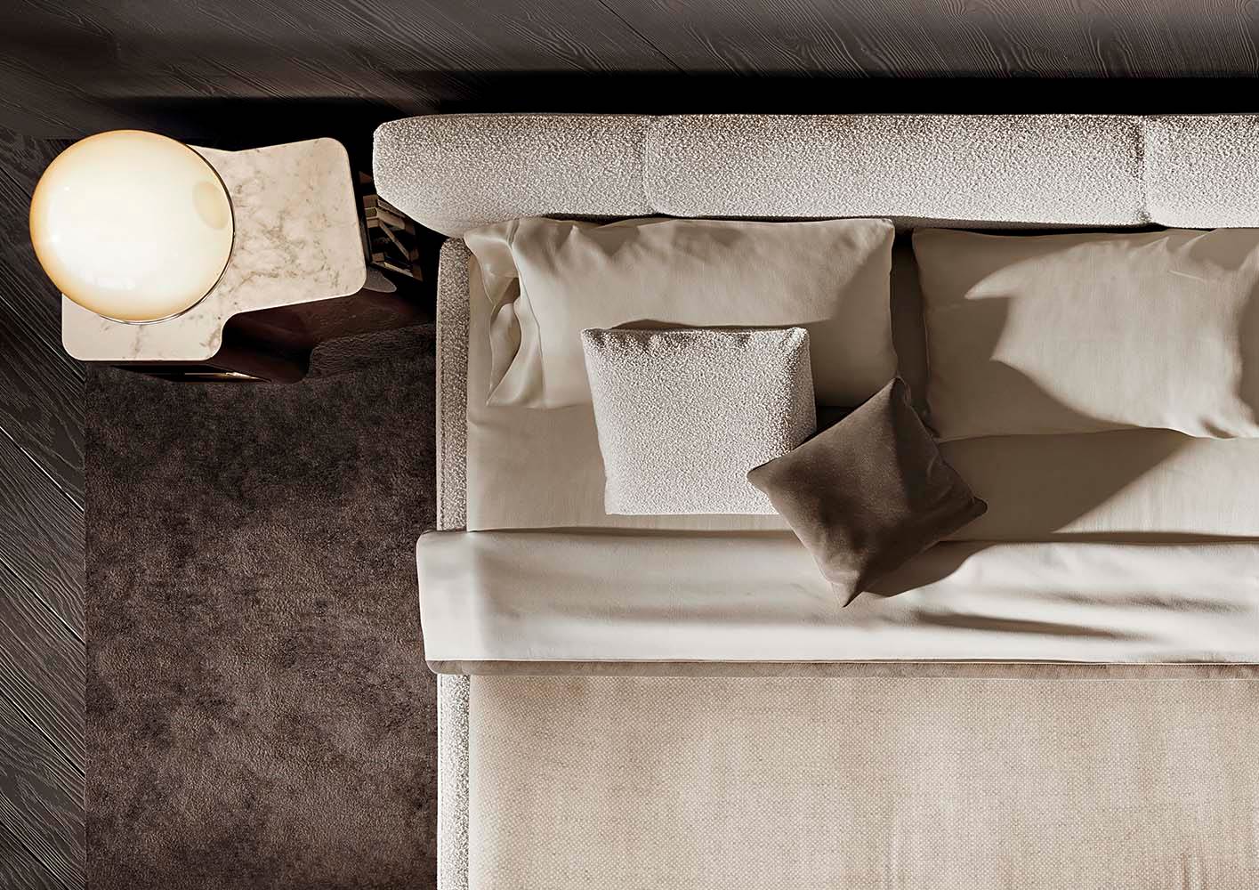 Minotti Кровать Yves Bed от Minotti — в интерьере