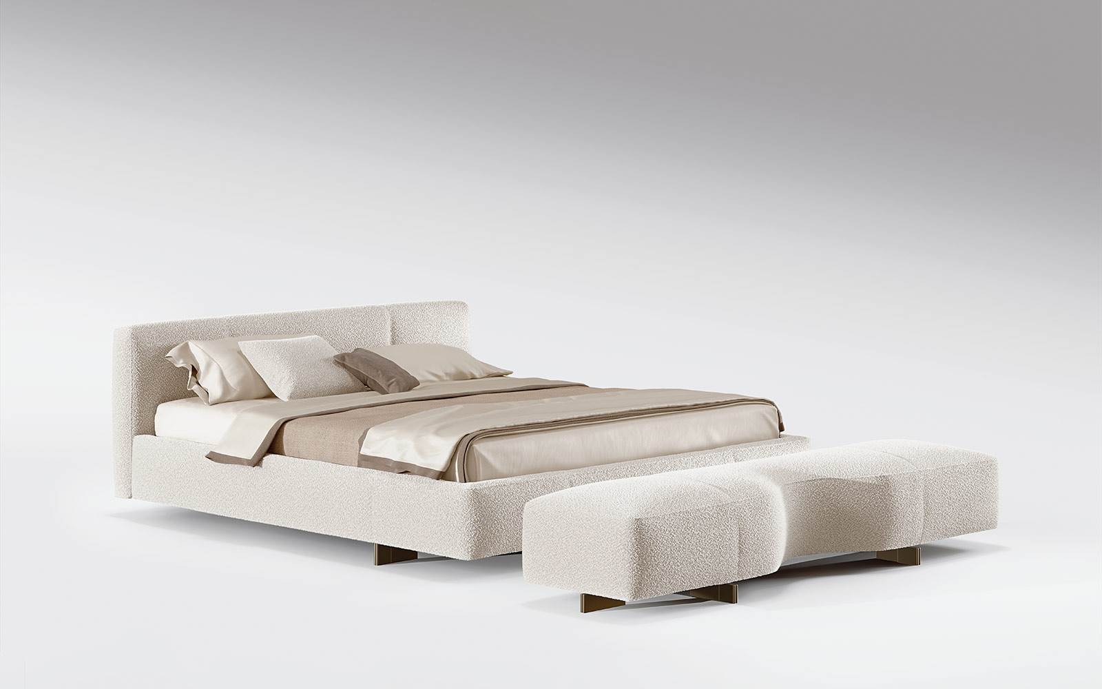 Minotti Кровать Yves Bed от Minotti — в интерьере