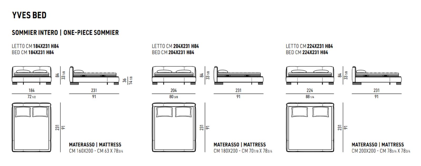 Minotti Кровать Yves Bed от Minotti