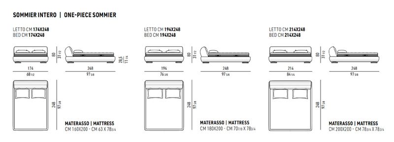 Minotti Кровать Supermoon Bed от Minotti