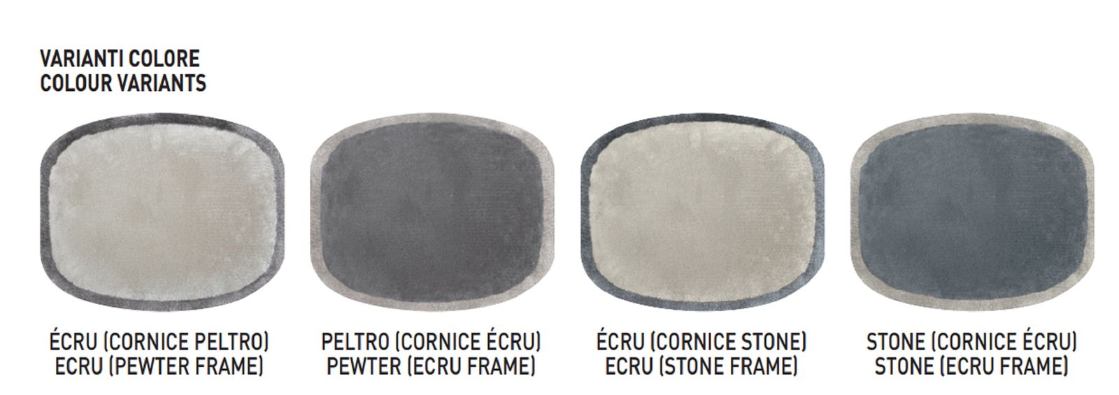 Minotti Ковер Dibbets Frame "Tonneau" от Minotti