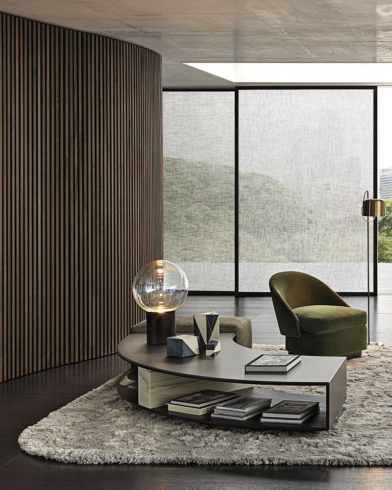 Minotti Ковер Wisp Roundy от Minotti — в интерьере