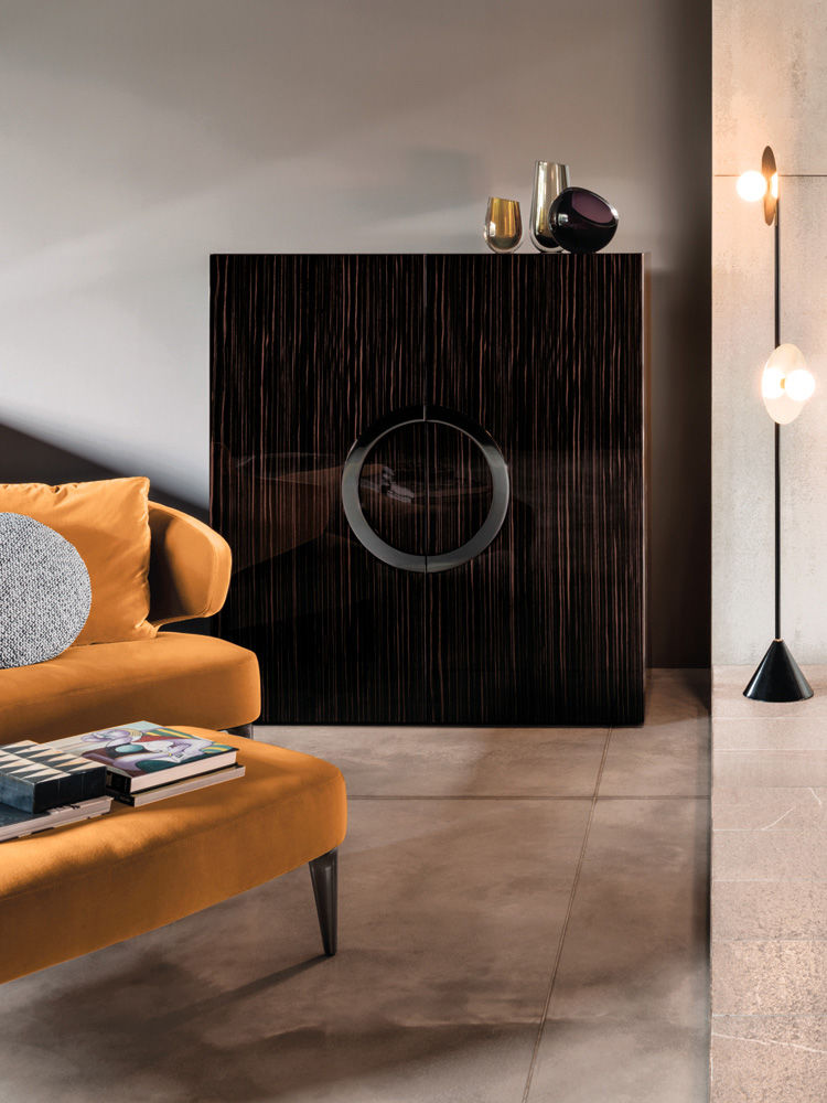 Minotti Шкаф с деревянными дверцами Archipenko от Minotti — в интерьере