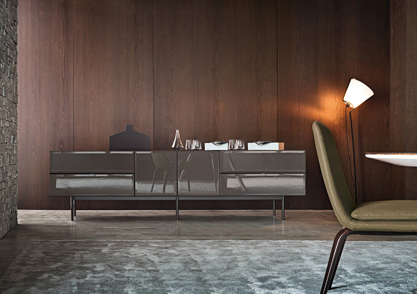 Minotti Комод Morrison от Minotti — в интерьере