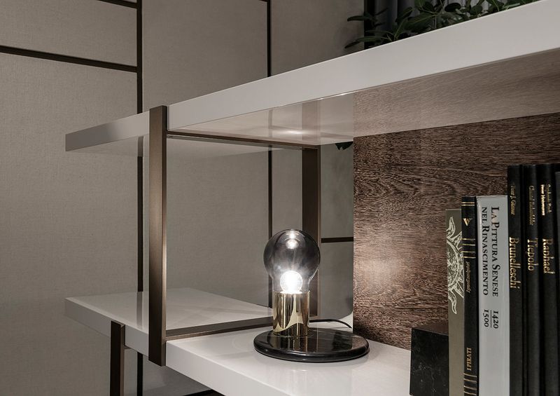 Minotti Стеллаж Dalton "Bronze" от Minotti — в интерьере