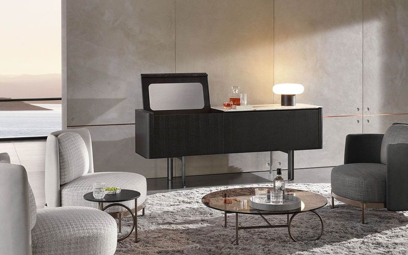 Minotti Бар Lou "Sideboard" Bar от Minotti — в интерьере