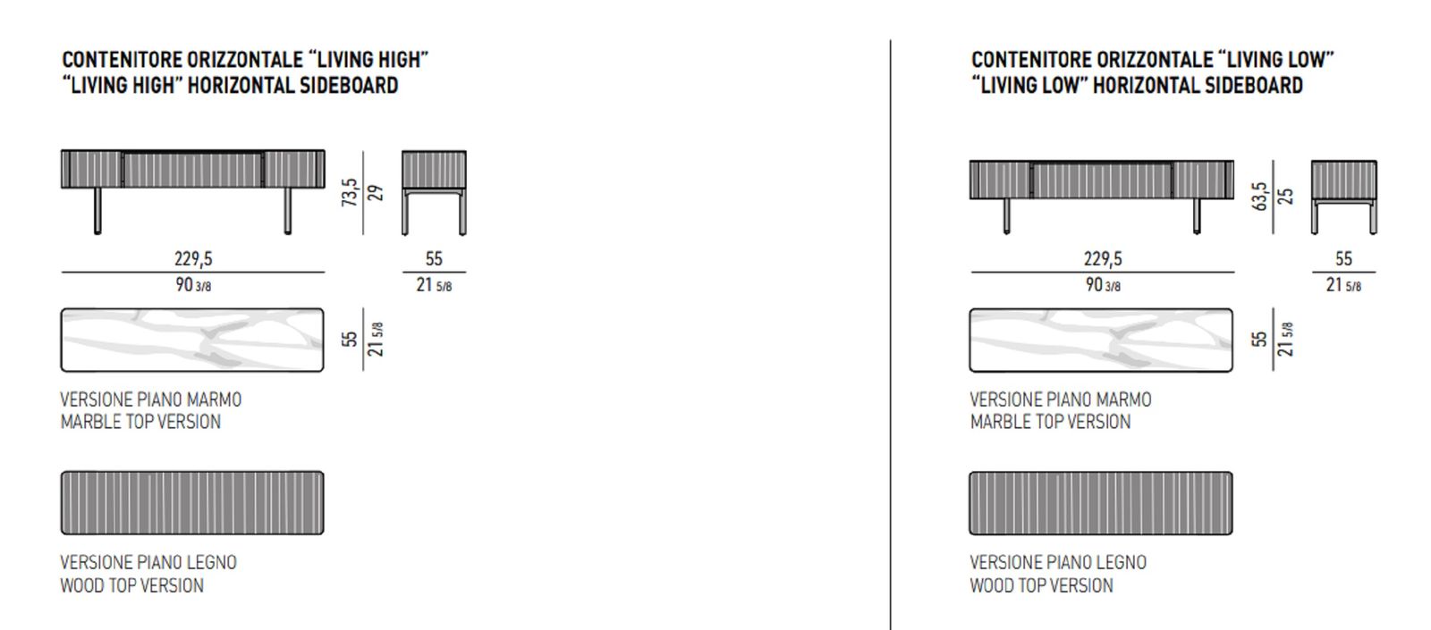 Minotti Креденция Lou "Sideboard' от Minotti