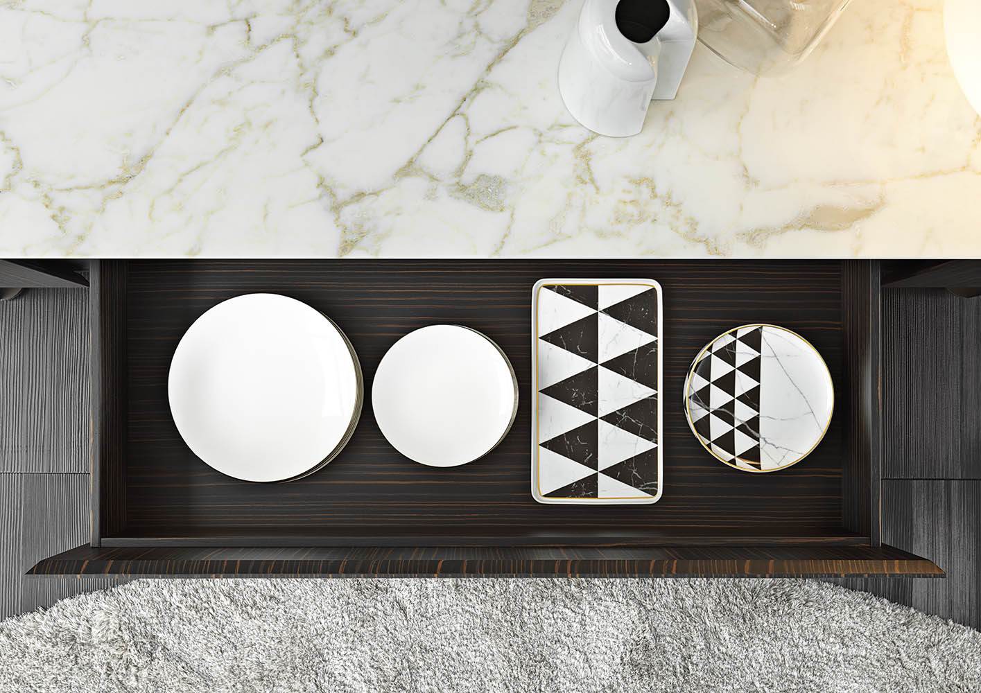 Minotti Креденция Lou "Sideboard' от Minotti — в интерьере