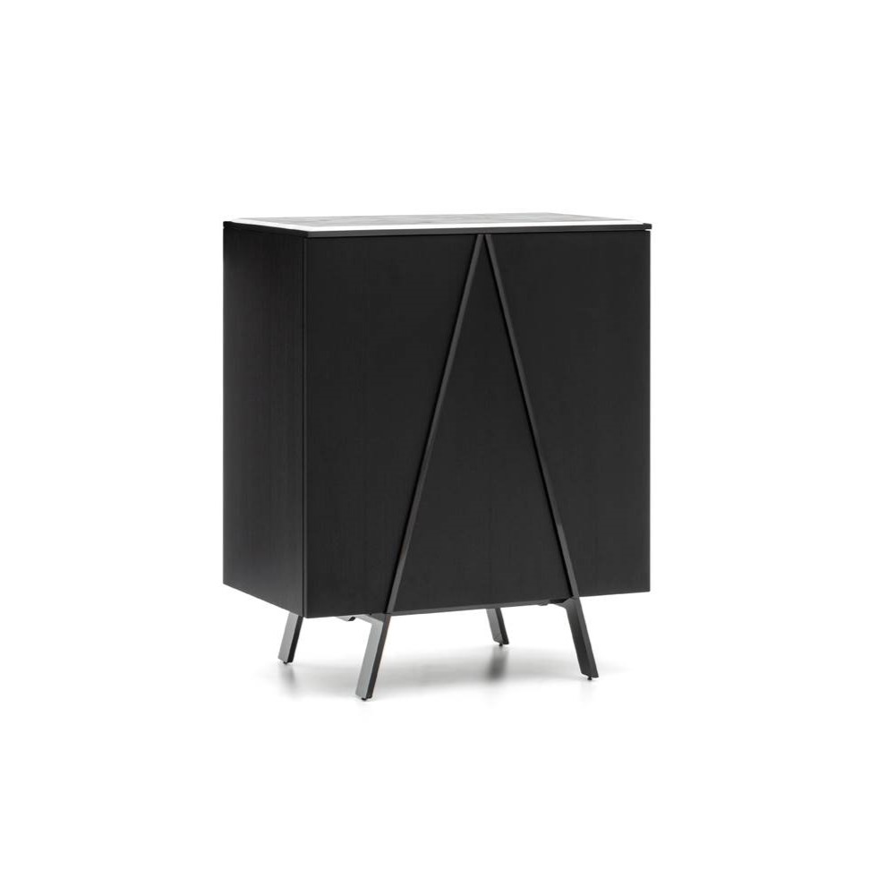 Minotti Шкаф с деревянными дверцами Easel от Minotti