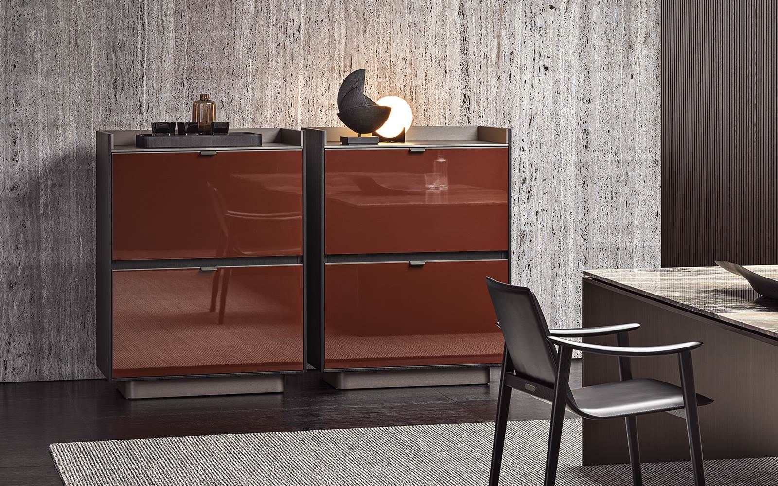 Minotti Бар Darren от Minotti — в интерьере