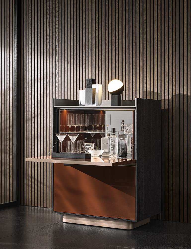 Minotti Бар Darren от Minotti — в интерьере