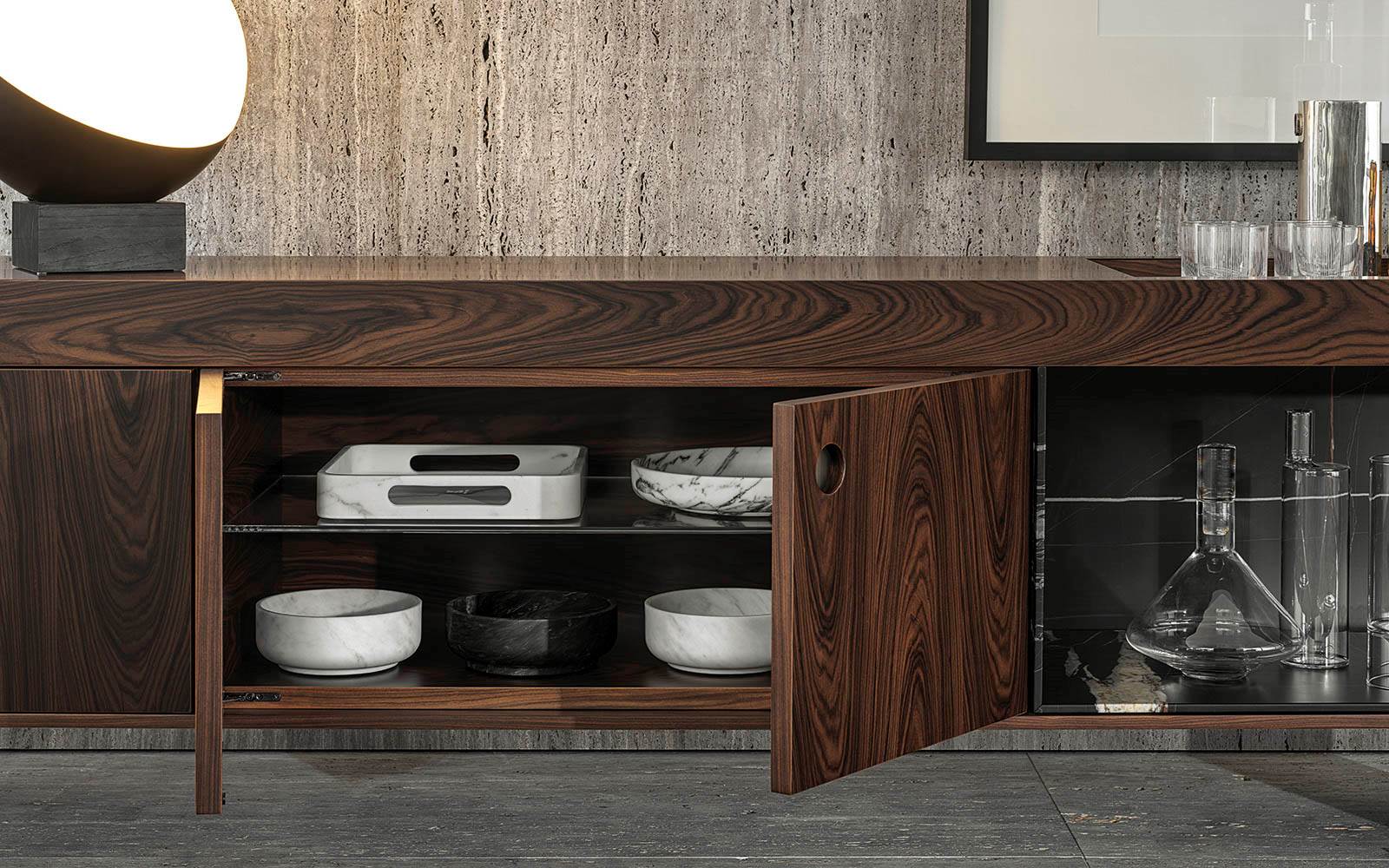 Minotti Креденция Boteco от Minotti — в интерьере