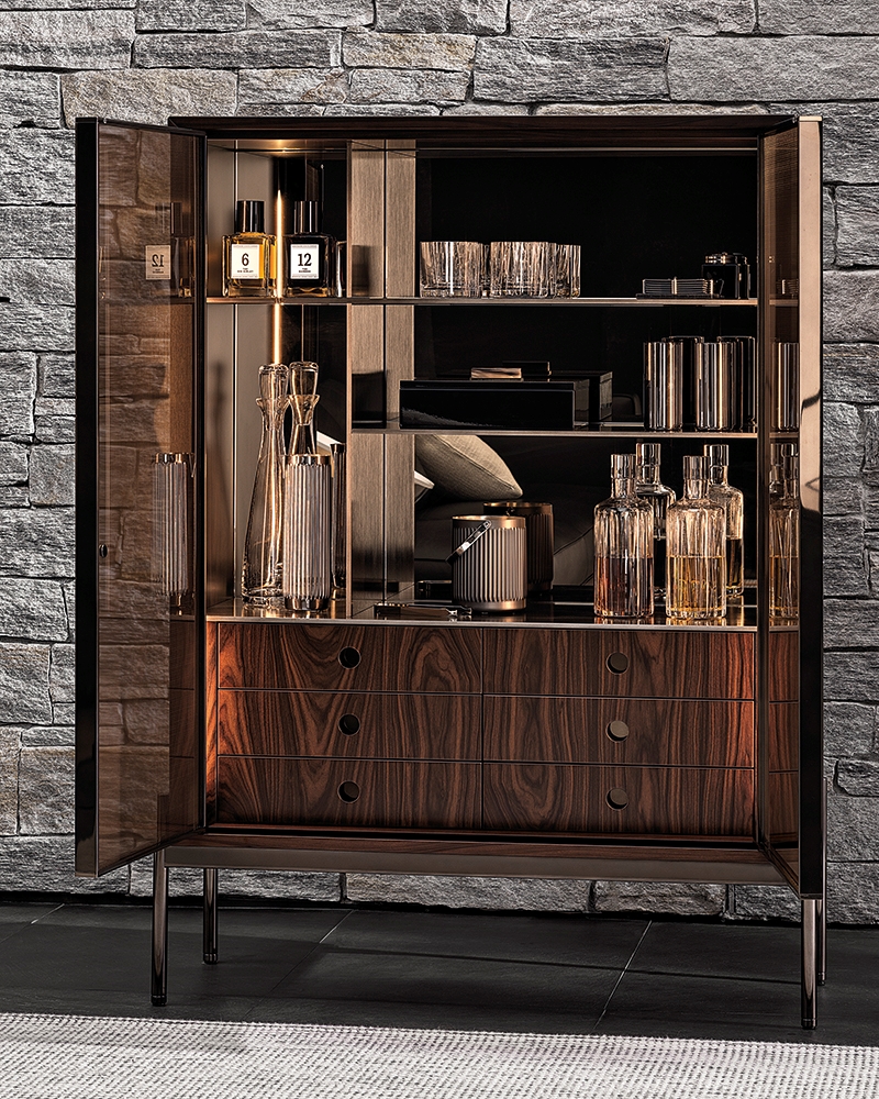 Minotti Витрина Superquadra от Minotti — в интерьере