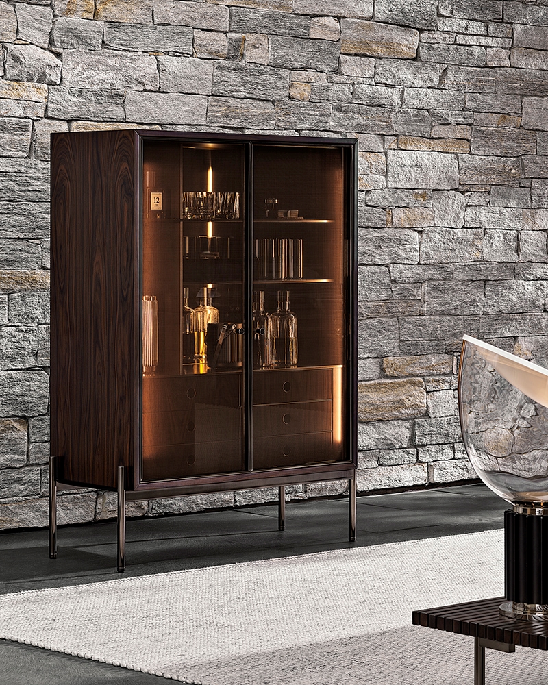 Minotti Витрина Superquadra от Minotti — в интерьере