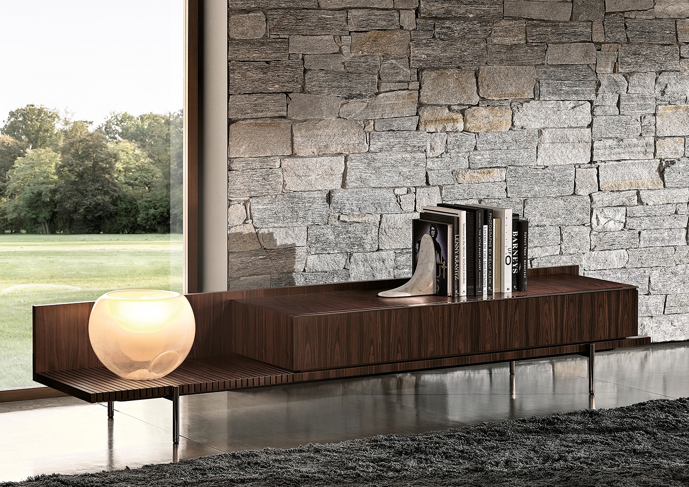 Minotti Креденция Superquadra от Minotti — в интерьере