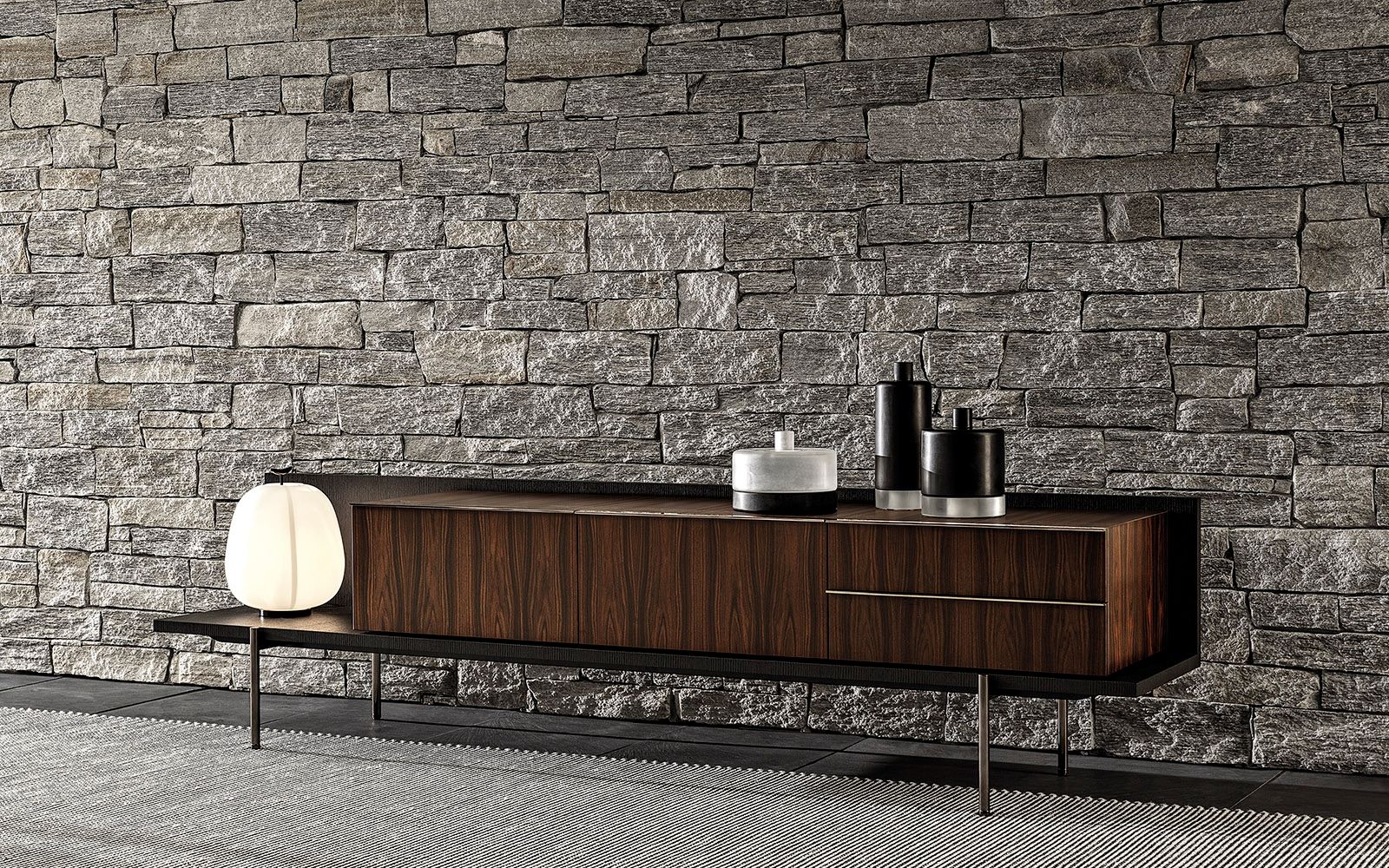 Minotti Креденция Superquadra от Minotti — в интерьере