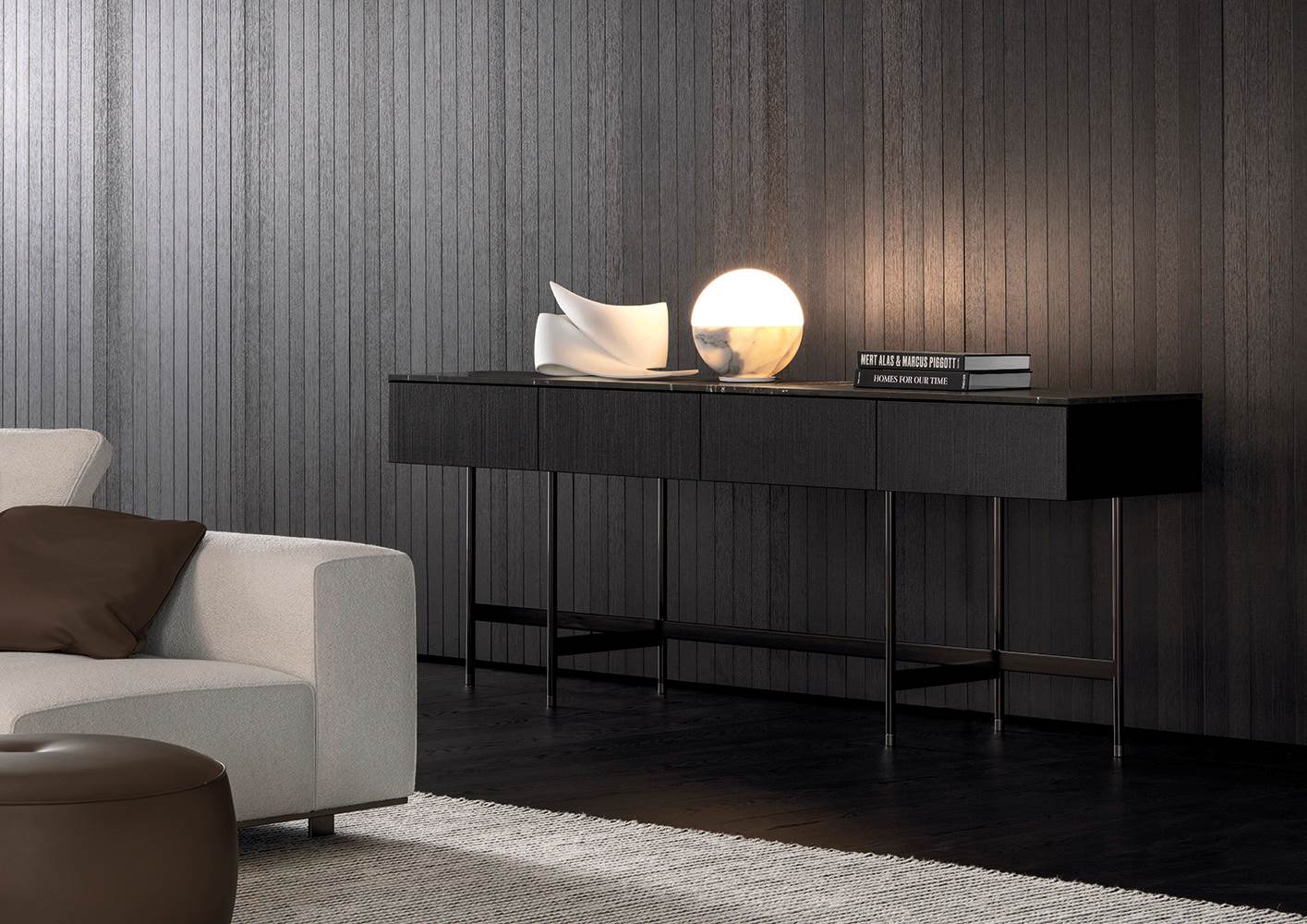 Minotti Креденция Kenneth от Minotti — в интерьере
