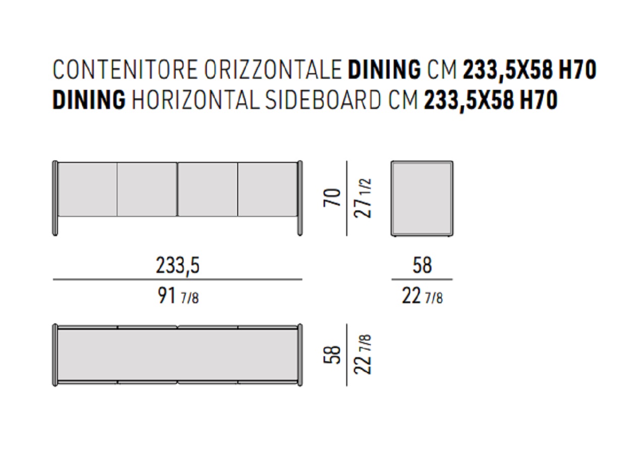 Minotti Комод Logan от Minotti