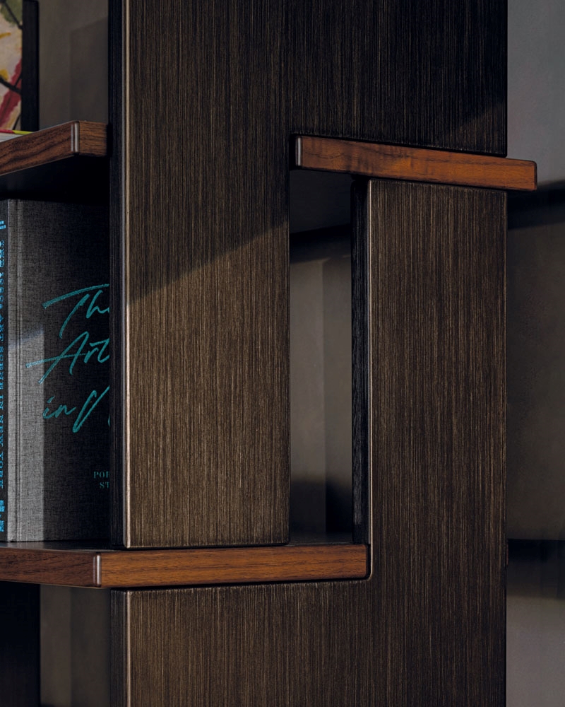 Minotti Стеллаж/библиотека Zoe от Minotti — в интерьере
