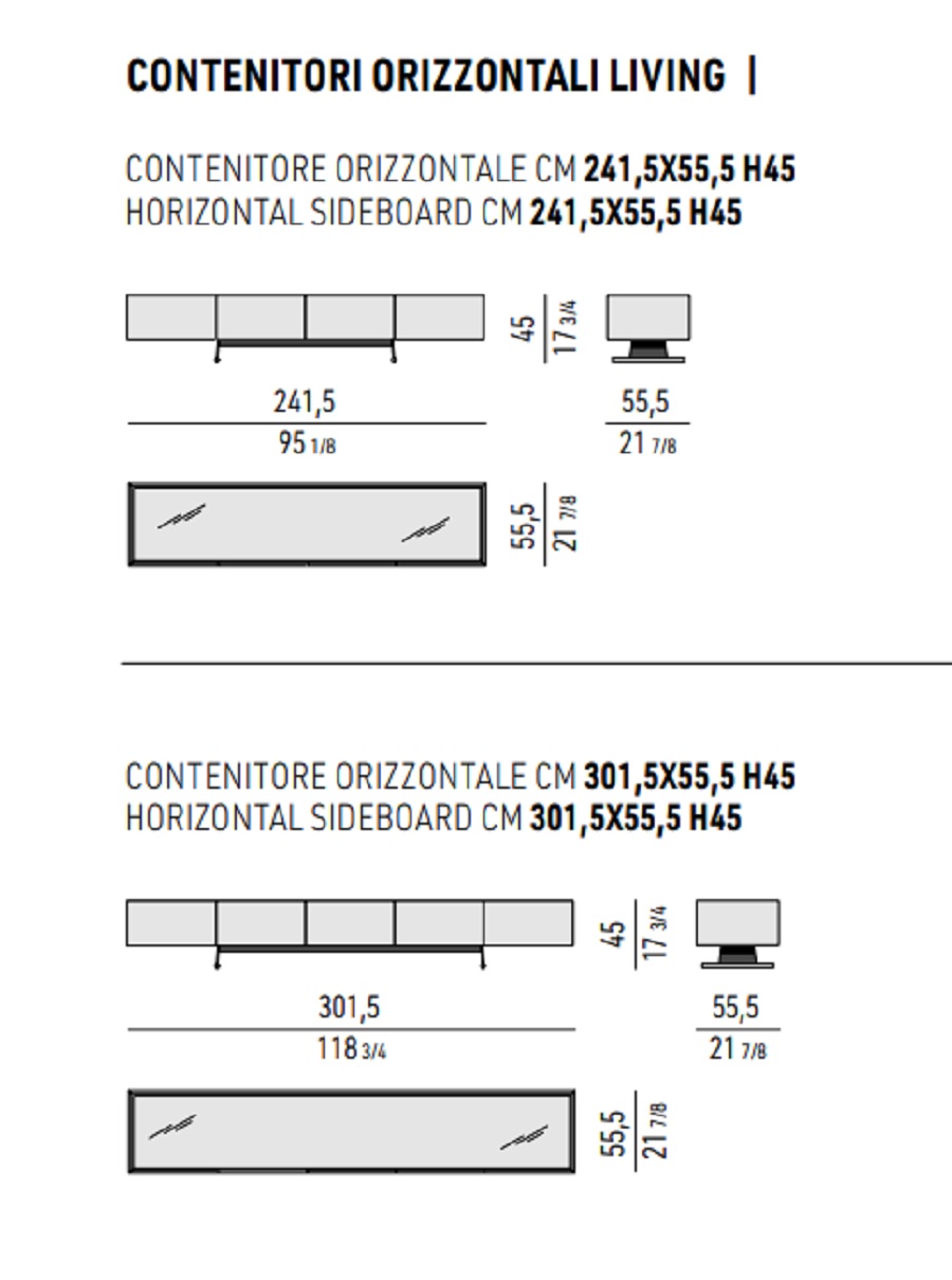 Minotti Комод Libra "Sideboard" от Minotti