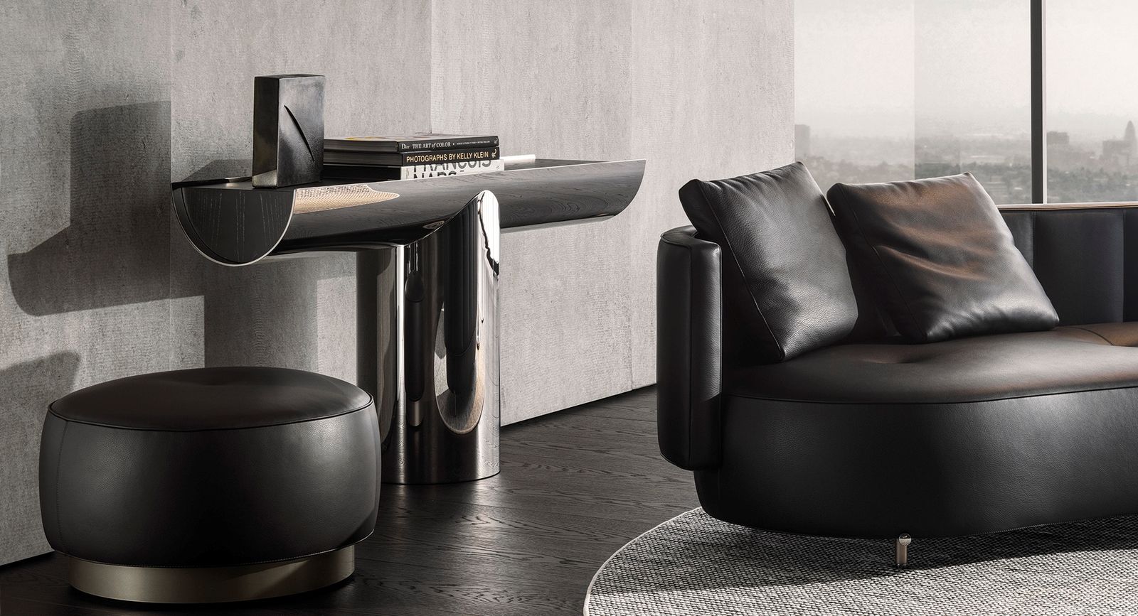 Minotti Консоль Pilotis от Minotti — в интерьере