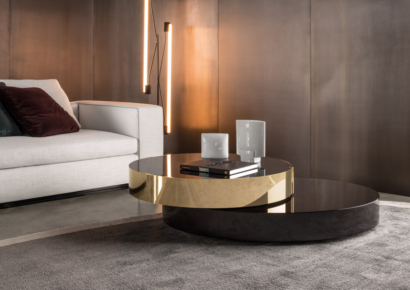 Minotti Журнальный столик Benson от Minotti — в интерьере