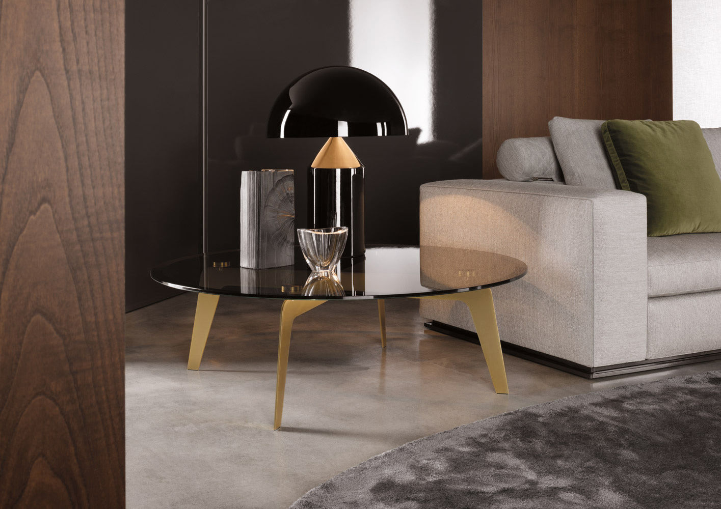 Minotti Журнальный столик Kirk "Cross" от Minotti — в интерьере