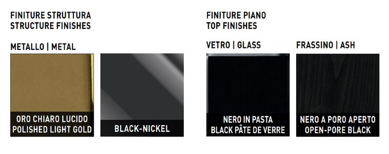 Minotti Журнальный столик Caulfield "Gold"-"Black-Nickel" от Minotti