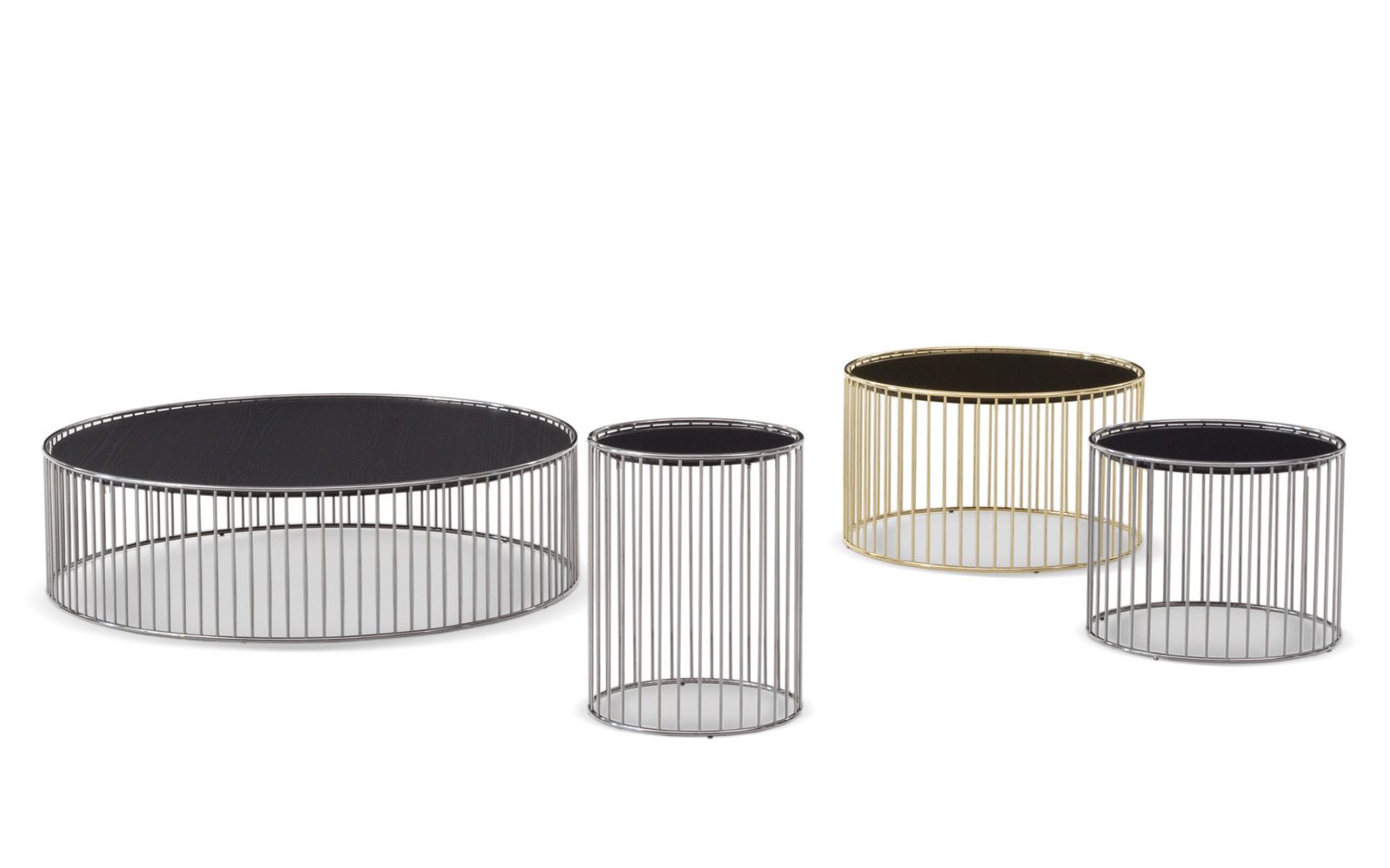 Minotti Журнальный столик Caulfield "Gold"-"Black-Nickel" от Minotti
