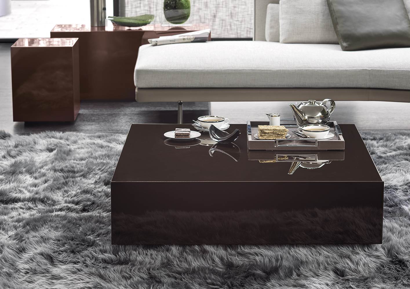 Minotti Журнальный столик Solid от Minotti — в интерьере
