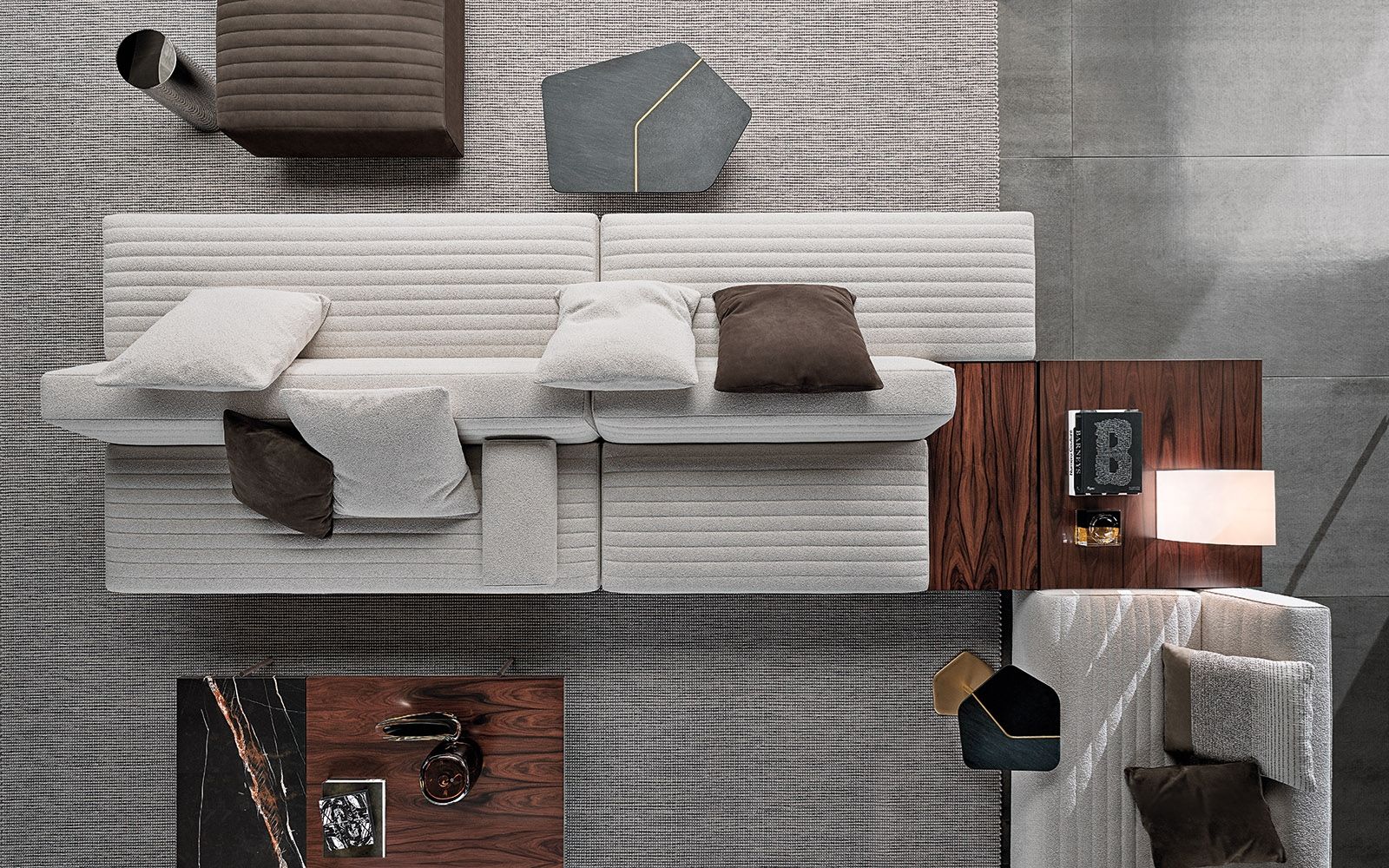 Minotti Журнальный столик Roger от Minotti — в интерьере