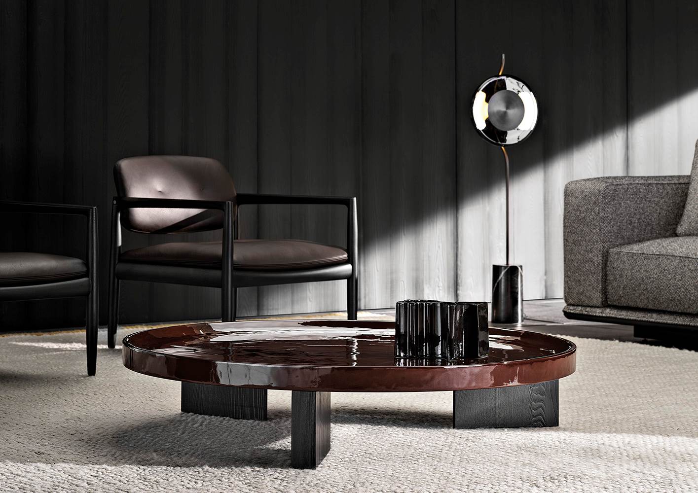 Minotti Журнальный столик Louver от Minotti — в интерьере