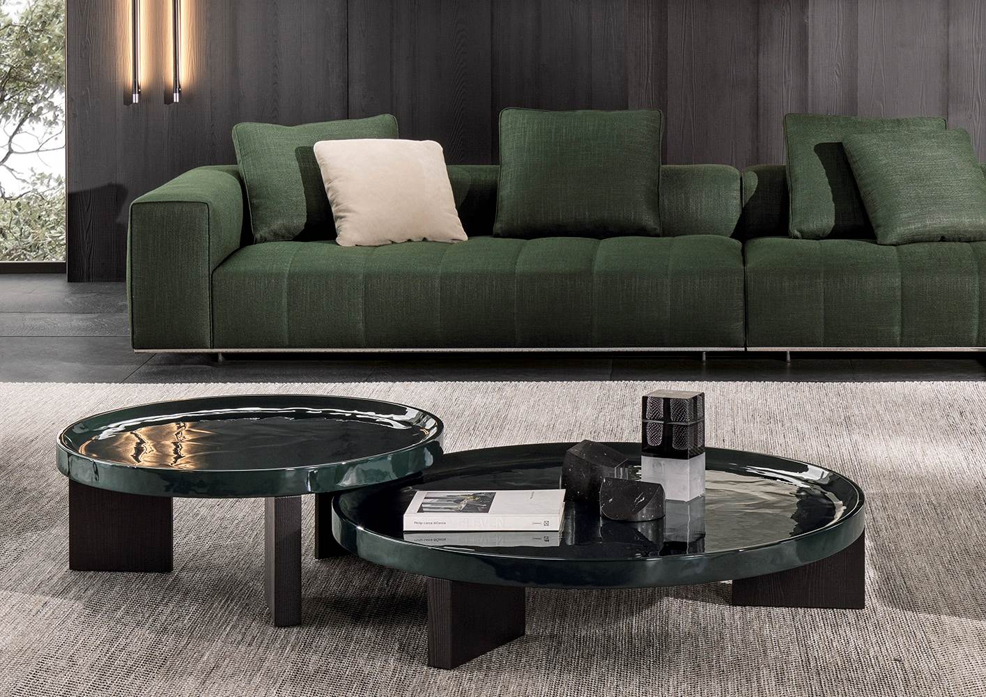 Minotti Журнальный столик Louver от Minotti — в интерьере