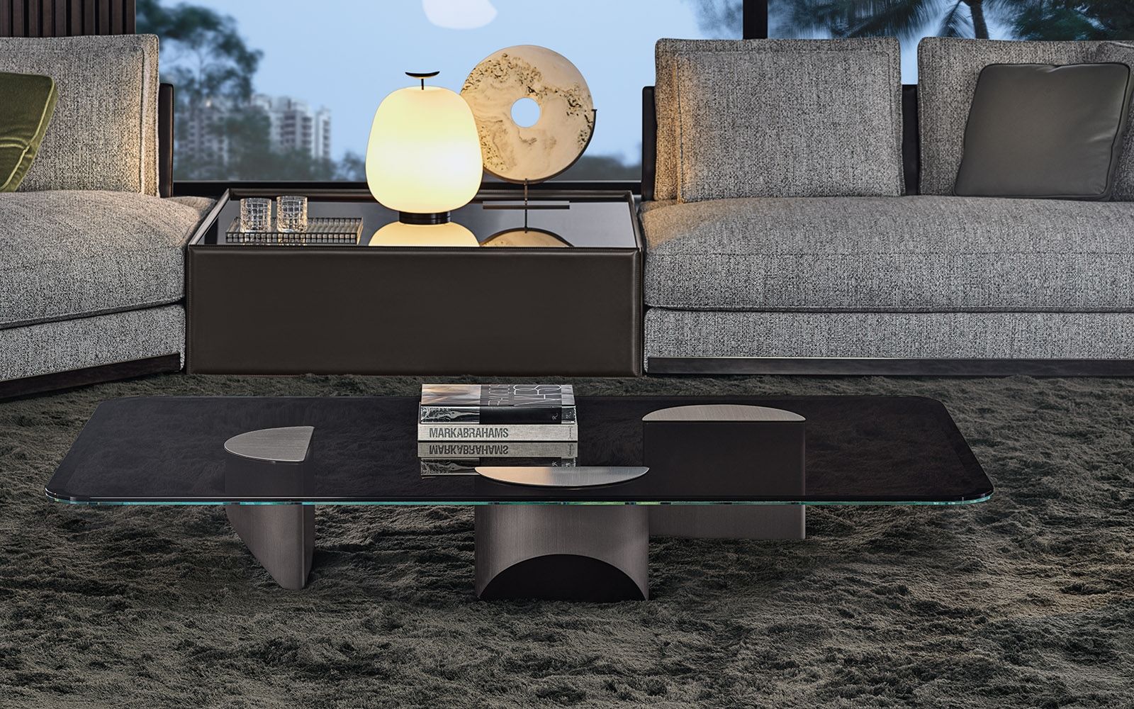 Minotti Журнальный столик Wedge от Minotti — в интерьере