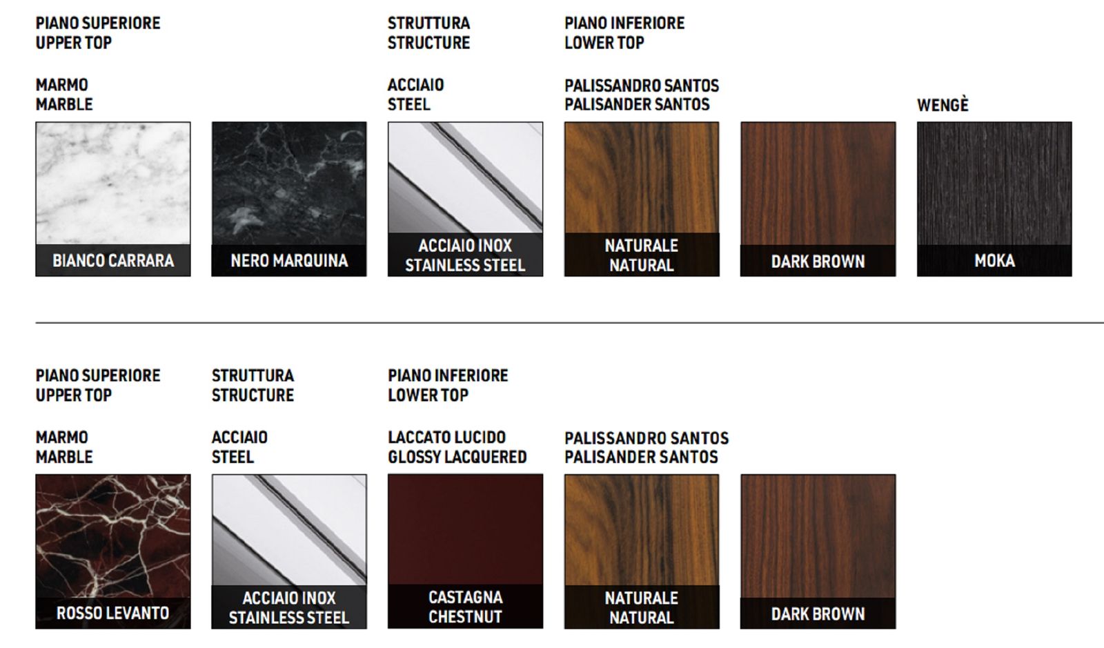Minotti Журнальный столик Diagramma от Minotti
