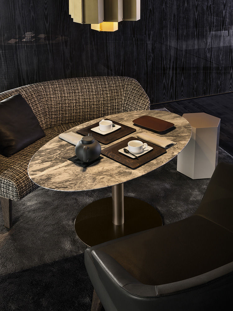 Minotti Стол Bellagio Lounge "Bronze" от Minotti — в интерьере