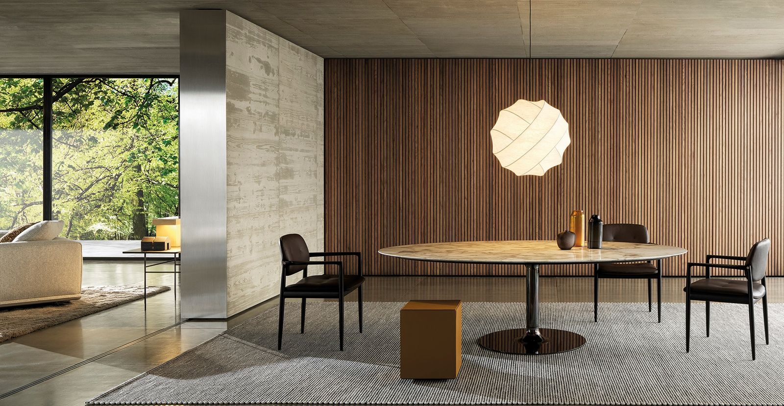 Minotti Стол Oliver "Dining" от Minotti — в интерьере