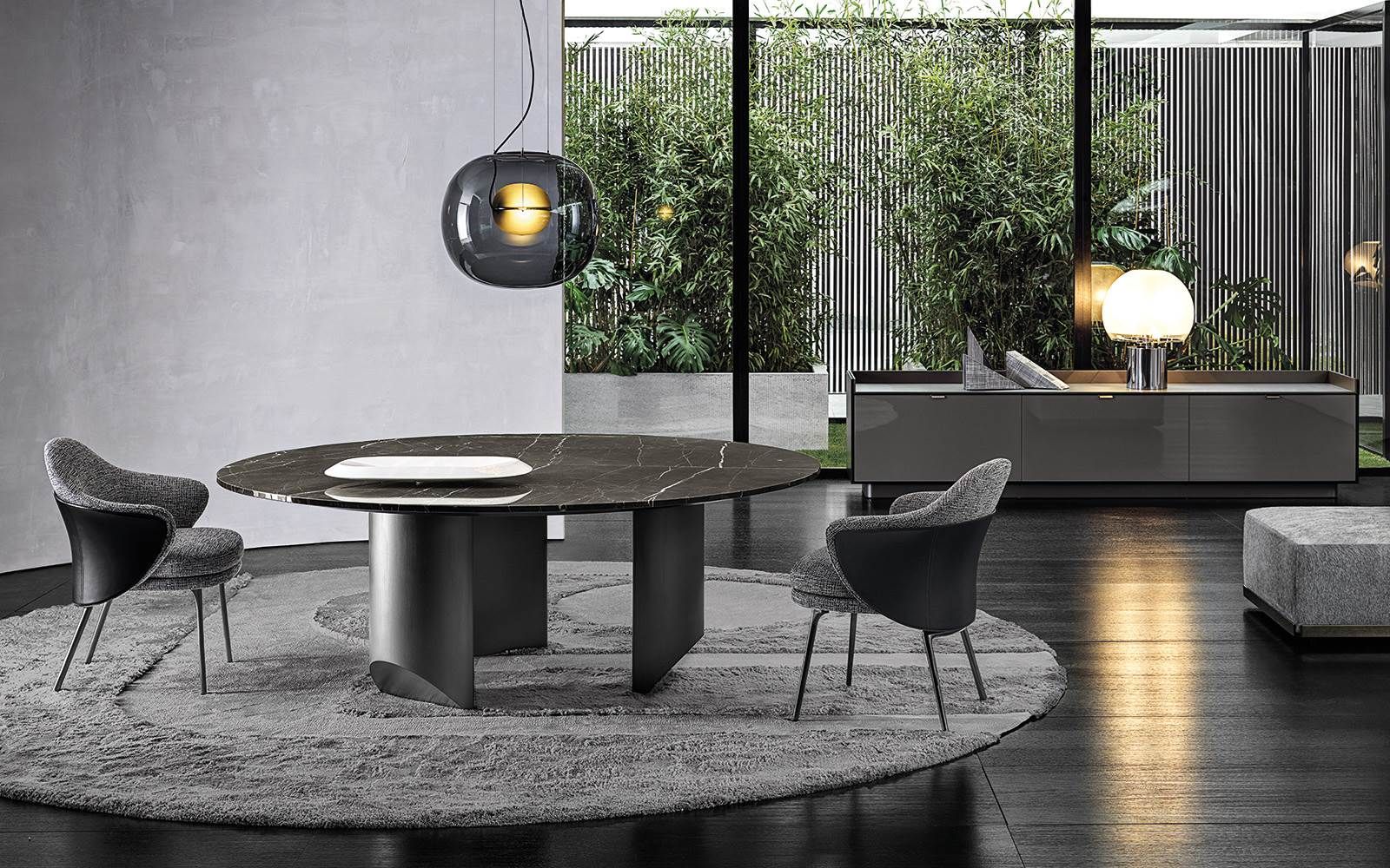 Minotti Стол Wedge "Dining" от Minotti — в интерьере