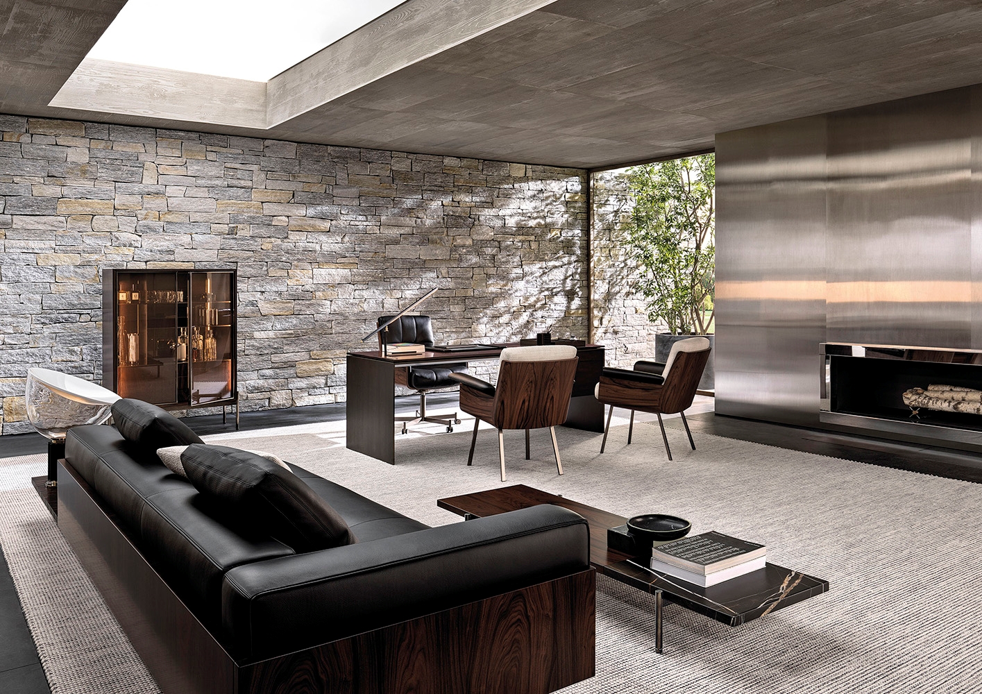 Minotti Письменный стол Linha Studio от Minotti — в интерьере