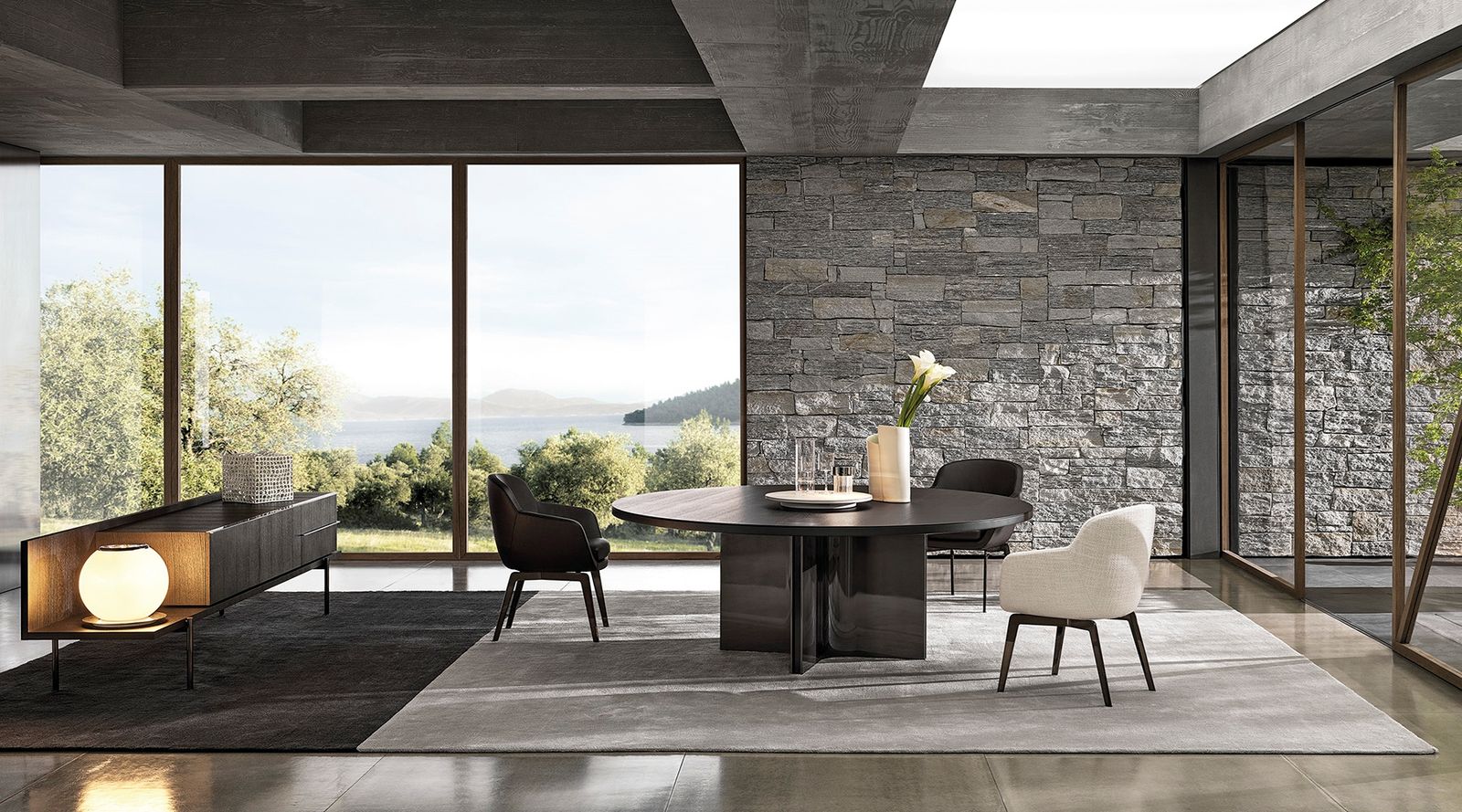 Minotti Стол Marvin от Minotti — в интерьере