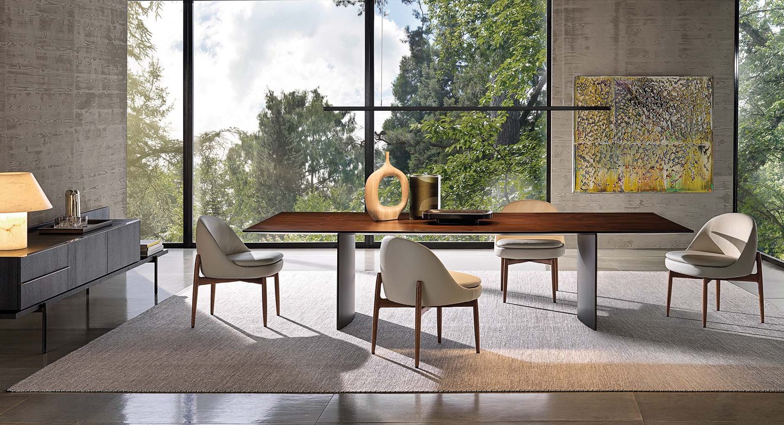 Minotti Стол Linha Fina от Minotti — в интерьере