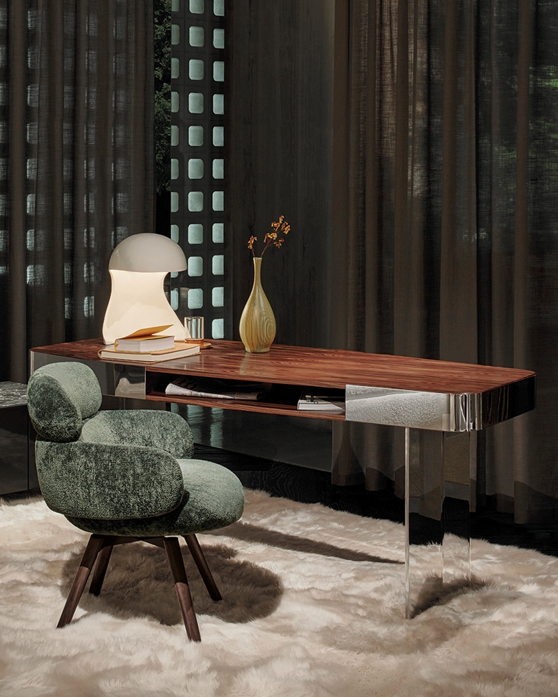 Minotti Письменный стол Diagramma "Writing Desk" от Minotti — в интерьере