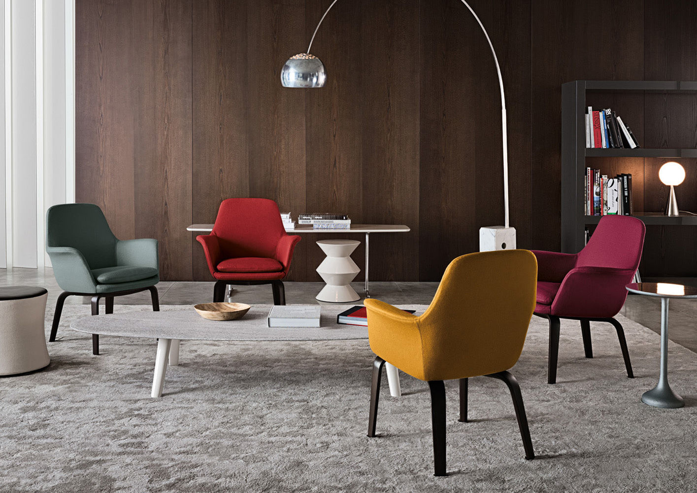 Minotti Стул York Lounge от Minotti — в интерьере