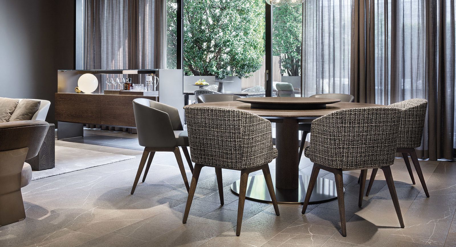 Minotti Стул Reeves "Dining" от Minotti — в интерьере