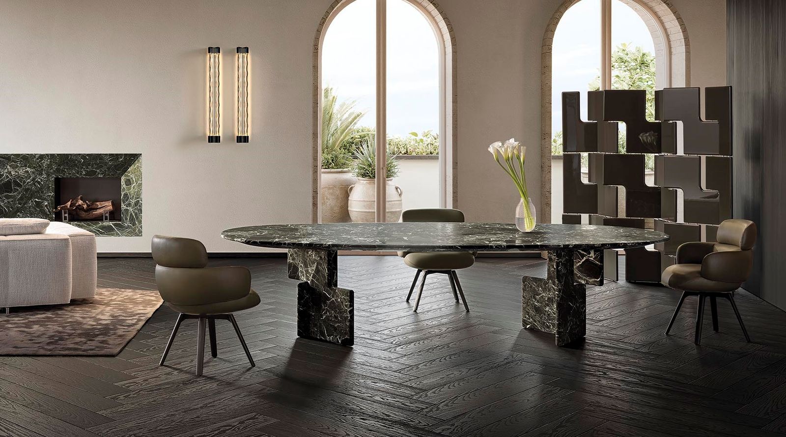 Minotti Стул Vivienne "Dining" от Minotti — в интерьере